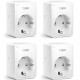 TP-LINK smart αντάπτορας ρεύματος TAPO-P100, Wi-Fi, ΒΤ, 4τμχ, Ver. 1.0