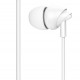 USAMS earphones με μικρόφωνο EP-39, 3.5mm σύνδεση, Φ10mm, 1.2m, λευκά