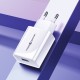 USAMS φορτιστής τοίχου T22, 1x USB, QC3.0 18W 3A, λευκός