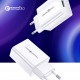 USAMS φορτιστής τοίχου T22, 1x USB, QC3.0 18W 3A, λευκός