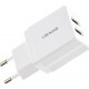USAMS φορτιστής τοίχου T24 US-CC090, 2x USB, 2.1A, λευκός