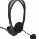 ESPERANZA Headphones με μικρόφωνο Scherzo EH102, 2x 3.5mm, 2.5m, μαύρα