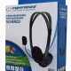 ESPERANZA Headphones με μικρόφωνο Scherzo EH102, 2x 3.5mm, 2.5m, μαύρα