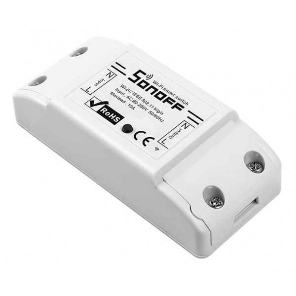 SONOFF Smart Διακόπτης BASICR2, Wifi, 10A, λευκός - SONOFF