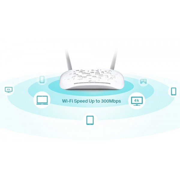TP-LINK Wireless N Modem Router TD-W9970, 300Mbps, VDSL/ADSL, Ver. 4.0