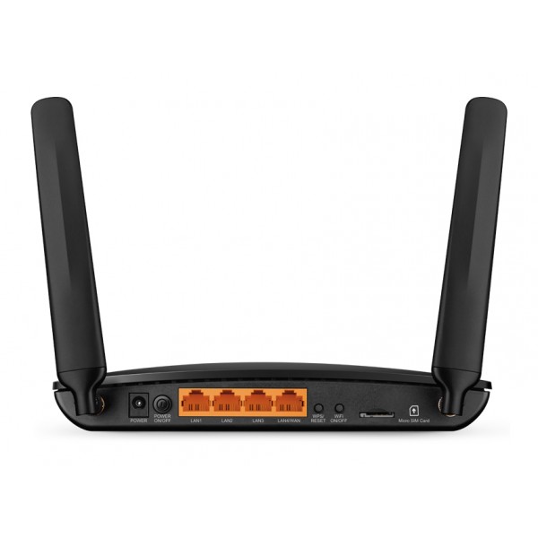 TP-LINK Wireless N Router TL-MR6400, 4G LTE, Wi-Fi 300Mbps, Ver. 4.0