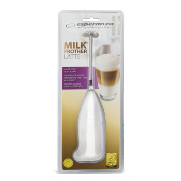 ESPERANZA μίξερ χειρός παραγωγής αφρόγαλου EKF001W, λευκό - ESPERANZA