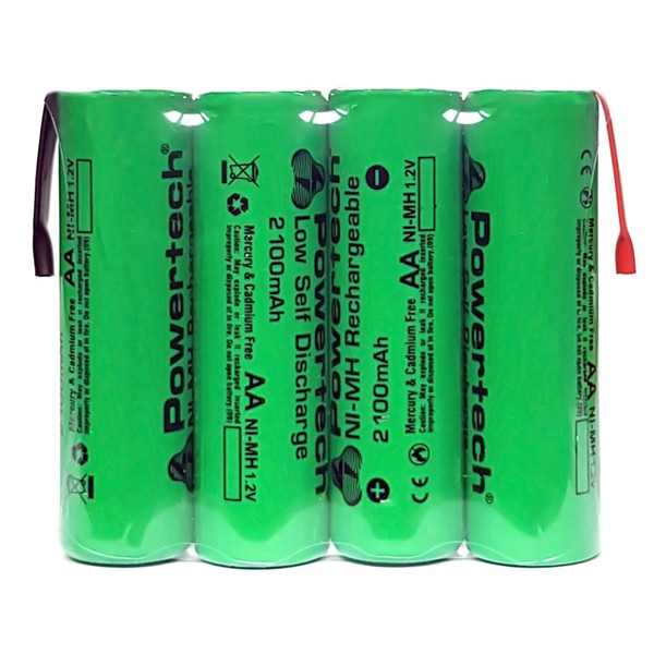 POWERTECH επαναφορτιζόμενη μπαταρία PT-794 2100mAh, AΑ HR6, 4τμχ - Μπαταρίες Επαναφορτιζόμενες