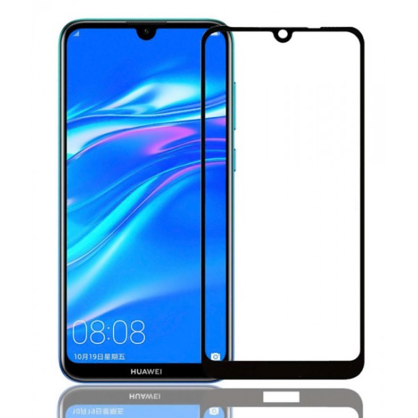 POWERTECH Tempered Glass 5D για Huawei Y8p, full glue, μαύρο - Powertech