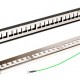 POWERTECH keystone patch panel NETW-0013, 19"/1U, 24-port, 1U