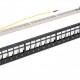 POWERTECH keystone patch panel NETW-0013, 19"/1U, 24-port, 1U