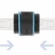 DELOCK αδιάβροχος αμφίδρομος σύνδεσμος RJ45 Cat.6A 86693, μπλε