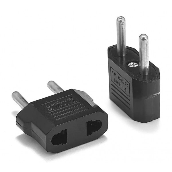 POWERTECH αντάπτορας ρεύματος από γερμανικού τύπου σε China/USA, 5τμχ - Powertech