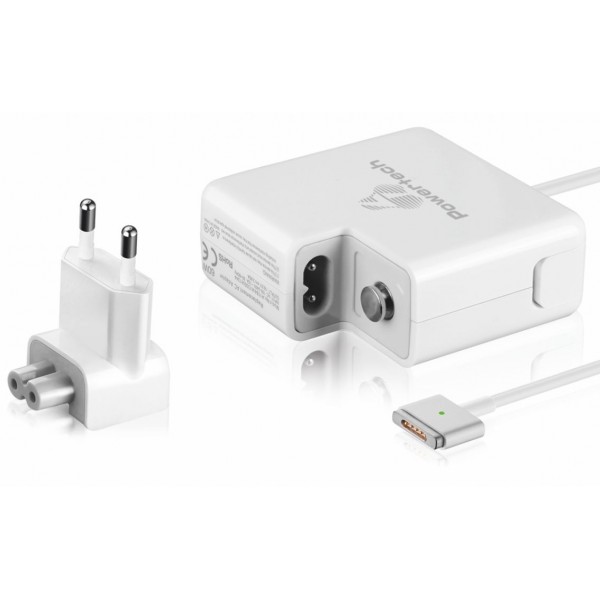 POWERTECH τροφοδοτικό laptop PT-289 για Apple, 60W, 16.5V/3.65A, λευκό - Περιφερειακά