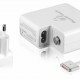 POWERTECH τροφοδοτικό laptop PT-289 για Apple, 60W, 16.5V/3.65A, λευκό