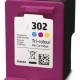 Συμβατό Inkjet για HP 302XL, Color