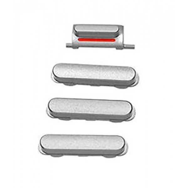 Πλαινά πλήκτρα έντασης/σίγασης για iPhone 6 Plus, Gray - UNBRANDED