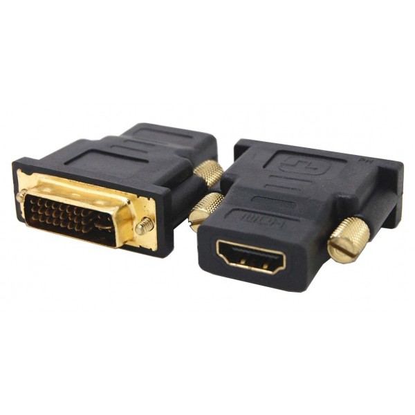 POWERTECH αντάπτορας DVI-I αρσενικό σε HDMI θηλυκό CAB-H056, μαύρος - Powertech