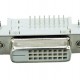 DVI Connector - DVI 25P, Nickel, White