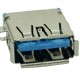 USB 3.0 Connector A TYPE (F, DIP), Silver