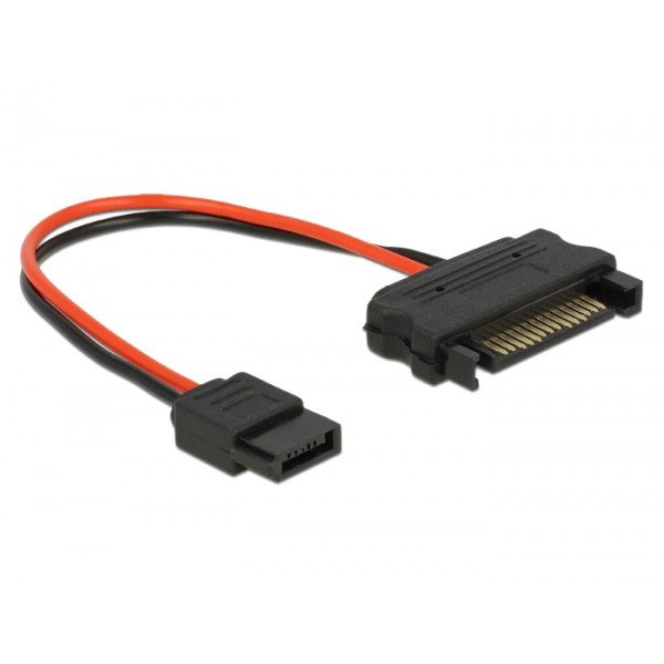 DELOCK καλώδιο SATA 15pin σε SATA 6pin 84873, 10cm - Σύγκριση Προϊόντων