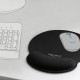 DELOCK Mousepad 12559 με στήριγμα καρπού, 252 x 227mm, μαύρο