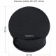 DELOCK Mousepad 12559 με στήριγμα καρπού, 252 x 227mm, μαύρο