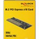 DELOCK Κάρτα Επέκτασης PCIe x16 σε NVMe M.2 Key M