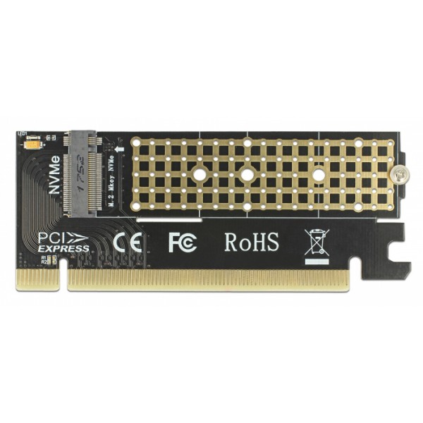 DELOCK Κάρτα Επέκτασης PCIe x16 σε NVMe M.2 Key M - Νέα & Ref PC