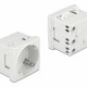 DELOCK module πρίζας ρεύματος Easy 45 81324, 45°, 45x45mm, 10τμχ