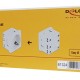 DELOCK module πρίζας ρεύματος Easy 45 81324, 45°, 45x45mm, 10τμχ