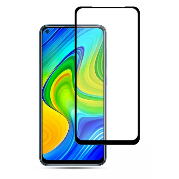 POWERTECH Tempered Glass 5D, full glue, για Xiaomi Redmi 10X 4G, μαύρο - Tempered Glass
