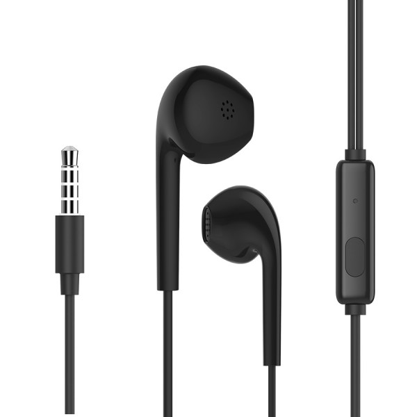 CELEBRAT earphones με μικρόφωνο G12, 3.5mm σύνδεση, Φ14.2mm, 1.2m, μαύρο - CELEBRAT