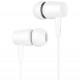 CELEBRAT earphones με μικρόφωνο G13, 3.5mm σύνδεση, Φ10mm, 1.2m, λευκό