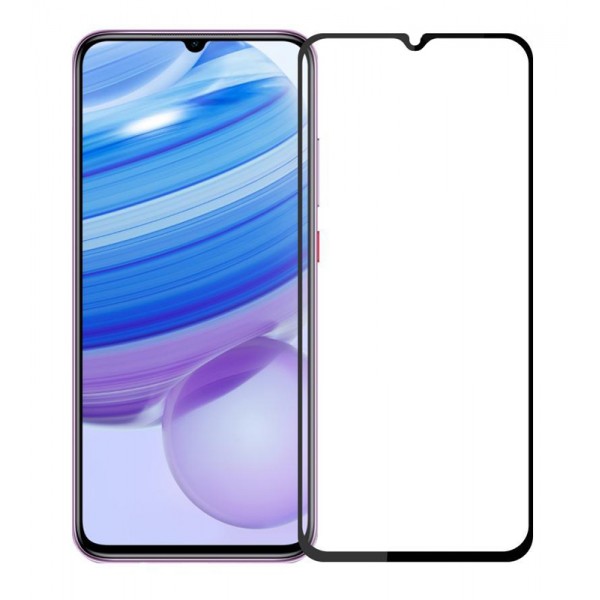 POWERTECH Tempered Glass 5D, full glue, Xiaomi Redmi 10X/Pro 5G, μαύρο - Tempered Glass