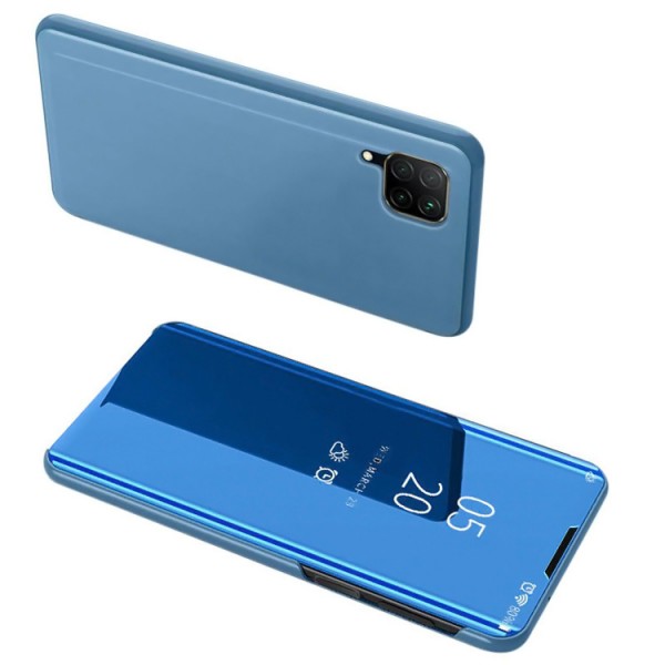 POWERTECH θήκη Clear view MOB-1512, Huawei P40 Lite, μπλε - Powertech