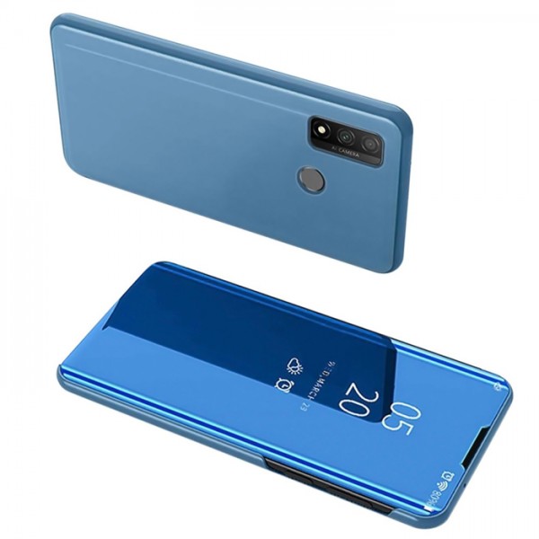 POWERTECH θήκη Clear view MOB-1516, Huawei P Smart 2020, μπλε - Powertech