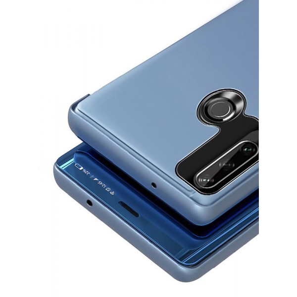 POWERTECH θήκη Clear view MOB-1518, Huawei Y6p, μπλε - Powertech