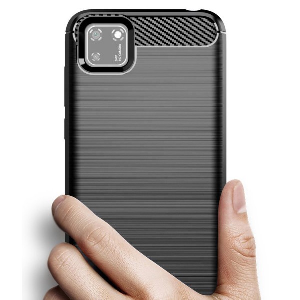 POWERTECH Θήκη Carbon Flex MOB-1523, Huawei Y5p, μαύρη - Powertech