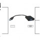 POWERTECH αντάπτορας USB 3.0 σε VGA PTH-021, Full HD, μαύρο