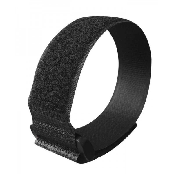 POWERTECH ιμάντας τύπου velcro TIES-026, 45x2cm, μαύρος, 10τμχ - Powertech