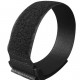 POWERTECH ιμάντας τύπου velcro TIES-027, 60x2cm, μαύρος, 10τμχ