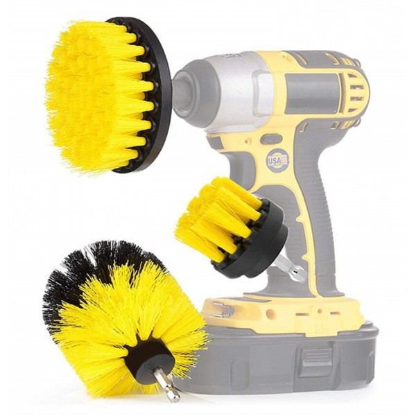 Σετ βούρτσες καθαρισμού σε διάφορα μεγέθη CLN-0014, 3τμχ - UNBRANDED