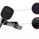 POWERTECH μικρόφωνο CAB-UC048 με ενσωματωμένο clip-on, USB-C, 1.5m μαύρο