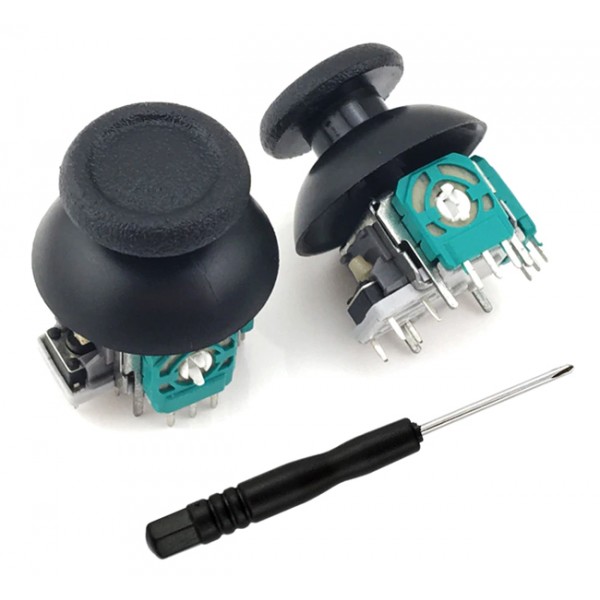 3D Analog joystick TOOL-0038 για χειριστήριο PS4, μαύρο, 2τμχ - Ανταλλακτικά Παιχνιδομηχανών