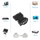 POWERTECH αντάπτορας HDMI σε VGA CAB-H120 με 3.5mm, μαύρος