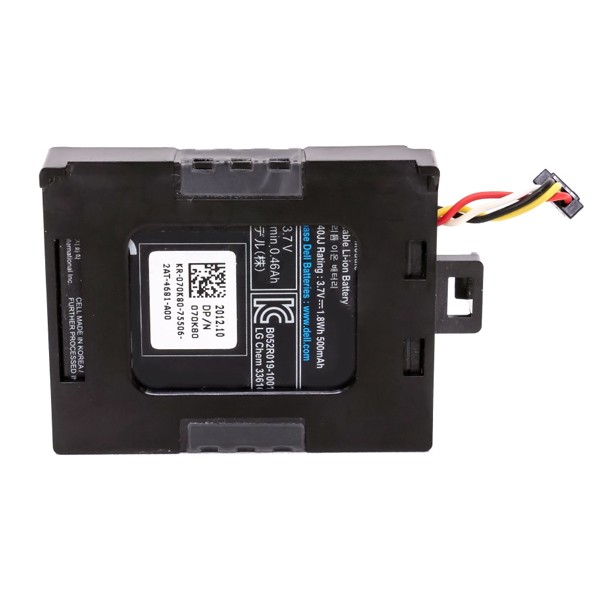DELL used battery 070K80 για Raid Controllers PERC H710/H810, 500mAh - Dell