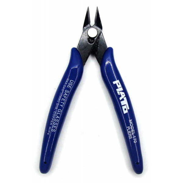 POWERTECH πλάγιος κόφτης PT-857, 5.15", μπλε - Powertech