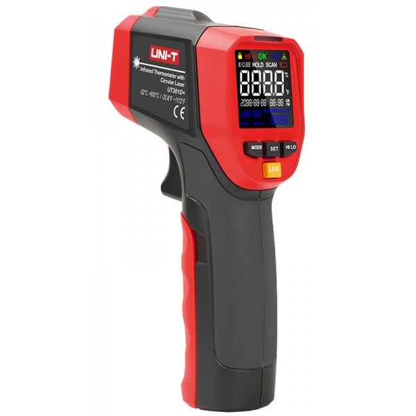 UNI-T θερμόμετρο υπερύθρων UT301DPLUS, με διπλό laser, -32 έως +600 °C - UNI-T