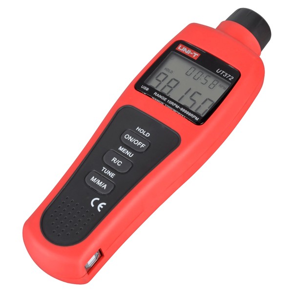 UNI-T ταχόμετρο UT372, με οθόνη LCD, USB - UNI-T